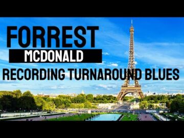 Forrest McDonald on the road recording Turnaround Blues Tony Carey & Andrew Black